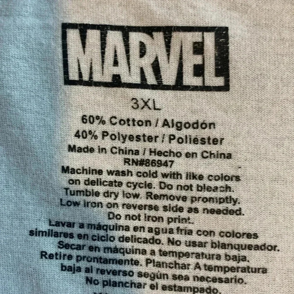 Marvel Comics graphic T size 3 XL - Picture 4 of 6